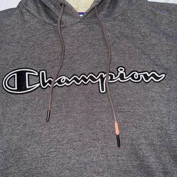 Champion Dark Gray Men's Hoodie Size Large - Picture 4 of 5